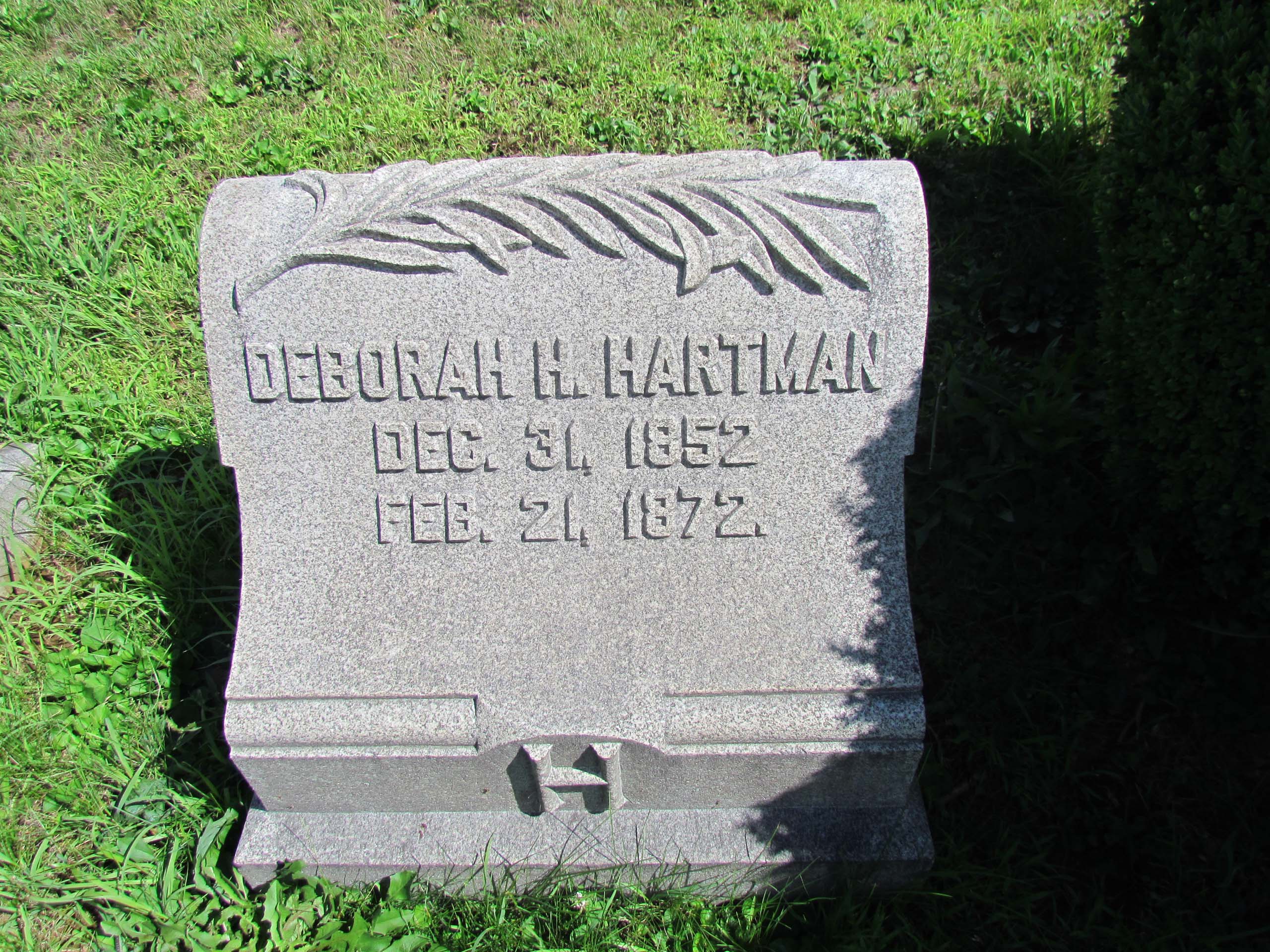 Deborah H. HARTMAN grave