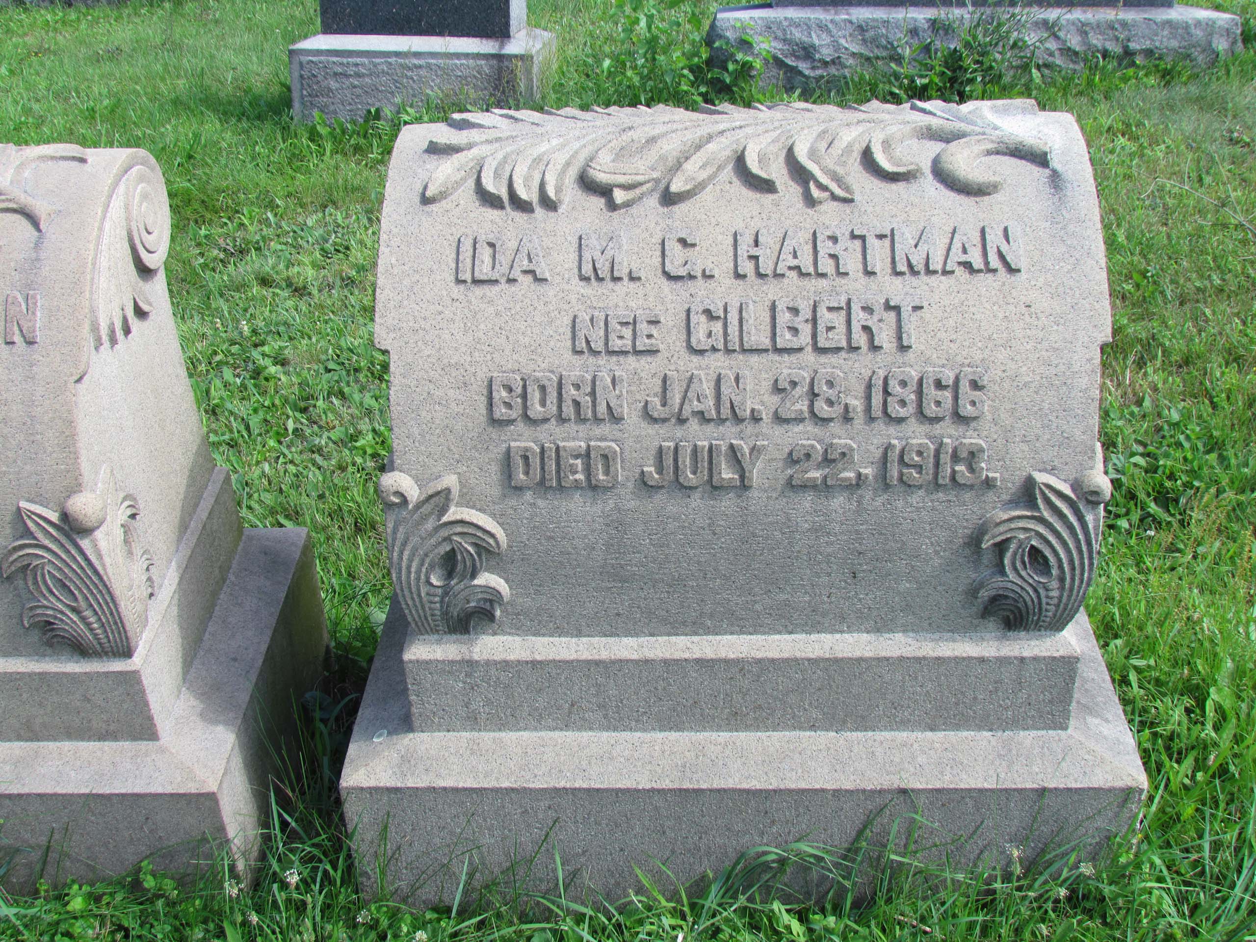 Ida Gilbert HARTMAN grave